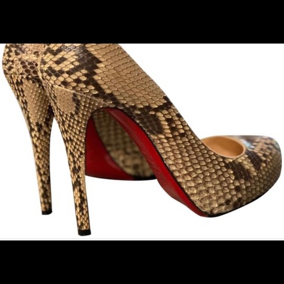 Christian louboutin python skin pumps - Picture 6 of 10